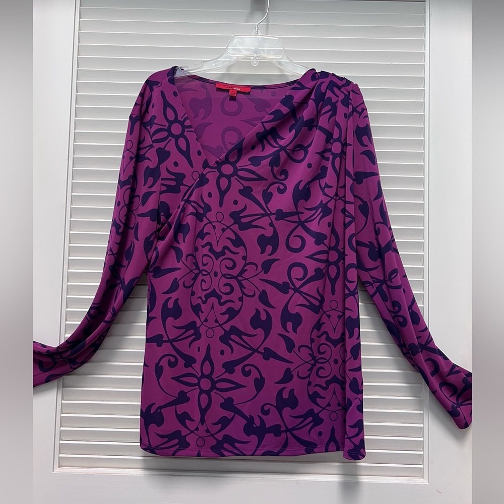 Pattern + purple = POSH!